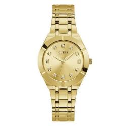 Guess Crystalline Gold Tone Ladies Watch GW0114L2