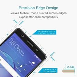 Ysh Cell Phone Accessories 100 Pcs For Huawei Y3 2017 0.3MM 9H Surface Hardness 2.5D Explosion-proof Full Screen Tempered Glass Screen Film Screen Protector For Huawei