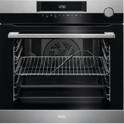 AEG 60CM 7000 Series Built-in Steam Oven 77L With Pyrolytic Cleaning