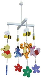 Wooden Winnie The Pooh And Pals Ceiling Mobile