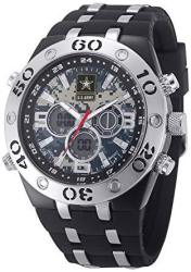 U.S. Polo Assn. Sport Men's Quartz Metal And Rubber Casual Watch Color:black Model: US9373