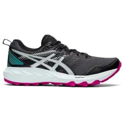 ASICS Women's Sonoma 6 Trail Running Shoes - Black pure Silver - 6