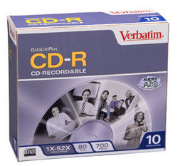 Verbatim CD-R 700MB 52X Slimline