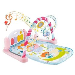 Baby Kick Play Piano Activity Gym Mat Soft Play Mat Newborn Toys