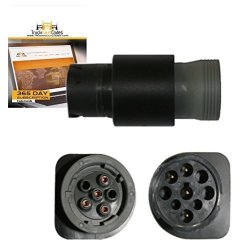 Grandview Deutsch 9-PIN To 6-PIN Converter With 12 Month Subscription To Truckfaultcodes