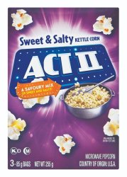 Act II Sweet & Salty Popcorn 85G