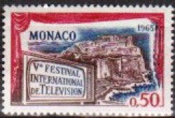 Monaco 1964 International Television Festival Unmounted Mint 594 Complete Set