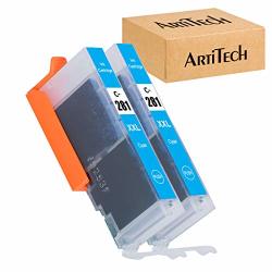 Artitech Replacement For Canon CLI-281 CLI-281 XXL Cli 281 Cyan Compatible Ink Cartridges Use For Pixma TS9120 TR7520 TR8520 TS6120 TS6220 TS8120 TS8220 TS9520
