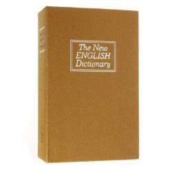 Dictionary Book Safe Medium - Brown