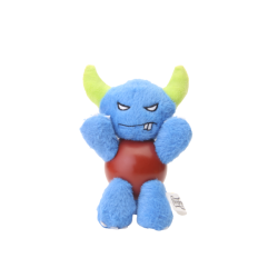 Blue Monster Plush Dog Toy