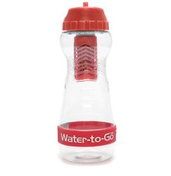 Water Bottle With Filter 500ML Red