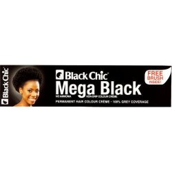 Black Chic Permanent Hair Colour Creme Mega Black 28ML