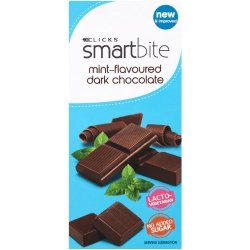 Smartbite Chocolate Bar Mint-flavoured Dark Chocolate 40G
