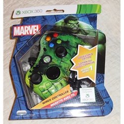 Xbox 360 Wired Controller Marvel Hulk Collectors Edition Series 1