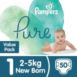 Pampers Pure - Size 1 - 82's