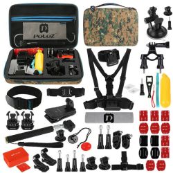 53 In 1 Accesory And Mount Combo For Gopro With Camo Case