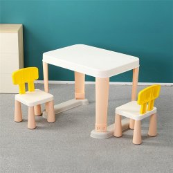 Kids Table And Chairs Set - Pink