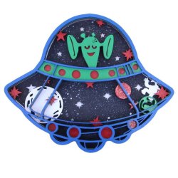 Arts And Crafts Wooden Multi Layered Paint Board Ufo
