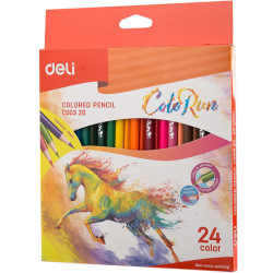 Colorun Wooden Coloured Pencils - Set Of 24 - C00320