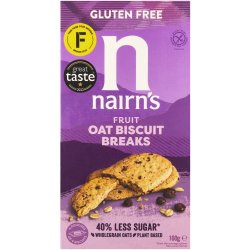 Nairn's Gluten Free Biscuits Oats & Fruit 160G