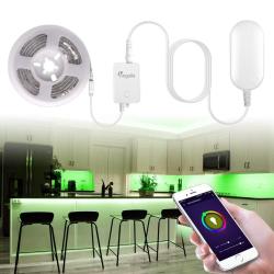 Kitchen Cabinet Lighting Megulla Smart Wifi Rgbw Led Light Strip