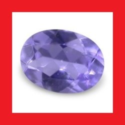 Iolite - Fine Blue Violet Oval Cut - 0.145CTS