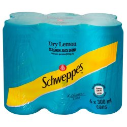 Schweppes - Dry Lemon 300MLX6PK