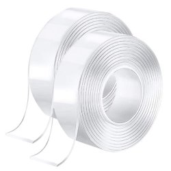 Nano Double Sided Clear Tape 1M Packs Of 2
