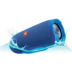JBL Charge 3 Portable Waterproof Bluetooth Speaker in Blue