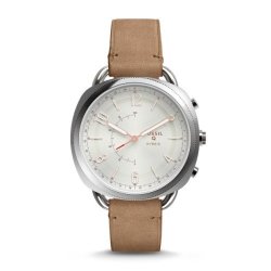 Fossil Q Accomplice Tan Leather 40 Mm Ladies Hybrid Smartwatch