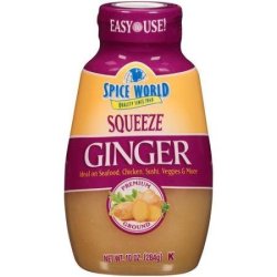 Spice World Squeezeable Premium Ground Ginger 10 Ounces 2 Pack