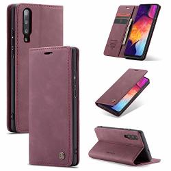 Samsung Galaxy A50 Copaad A50S A30S Wallet Case Vintage Style Matte Texture High-end Soft Pu Leather Magnetic Flip Cover Wallet Case For
