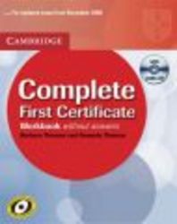 Complete First Certificate Workbook with Audio CD