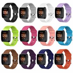 Ucai 12 Pack Bands Compatible With Fitbit Versa versa 2 fitbit Versa Lite Edition Large&small Fitbit Versa Bands For Fitbit Versa Smart Watch Women Men