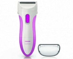 Philips Lady Shaver Wet And Dry - White purple