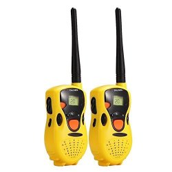 Luquan Walkie Talkie - Pack Of Two Handheld Walkie Talkie For Children Kids Toy Educational Games Yellow