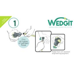Wedgit Premium Garden Hose 12MM 1 2" 20M 35BAR With Connector Starter Set