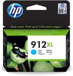 HP 912XL High Yield Cyan Original Ink Cartridge 825 Pages