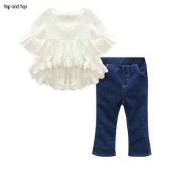 Top And Top Girls Clothing Set - T Shirt Jeans 3T