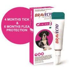 Bravecto Spot-on Tick And Flea Control For Dogs - 40KG-56KG XL