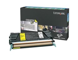 Lexmark C524 532 Yellow Original High Yield Cartridge C5240YH