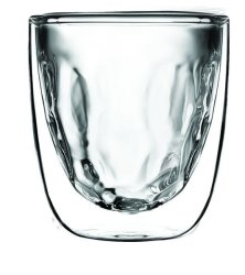 Element Metal Double Wall Glass Set Of 2 75ML