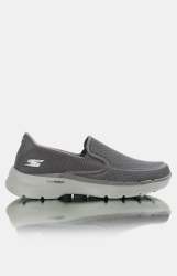 Skechers Mens Go Walk 6 Sneakers - Charcoal - Charcoal UK 9