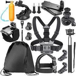 Neewer 14-IN-1 Action Camera Accessory Kit For For Gopro HERO5 Session hero 1 2 3 3+ 4 5 SJ4000 5000 6000 Sony Sports Dv Includes