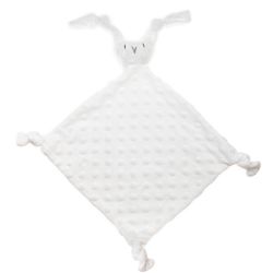 Bebedeparis Bunny Baby Comforter Doudou - White