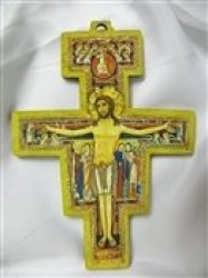 San Damiano Cross - 13.5cm Wood