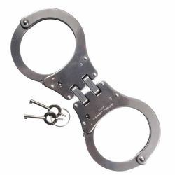 Ballistix Ballistic Double Lock Carbon Steel Hinged Handcuffs