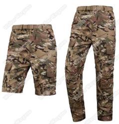 Us Navy Seals Quick Drying Tactical Pants Trousers Can Become Shorts - Multi Camo M 32