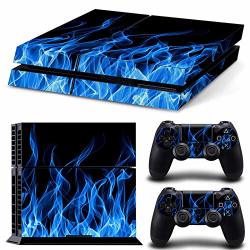 Dapanz Flame Effect Vinyl Skin Sticker Decal Cover For Playstation 4 Console Dualshock 4 Wireless Controllers