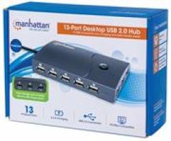 Manhattan Hi Speed 13 Port Desktop USB Hub